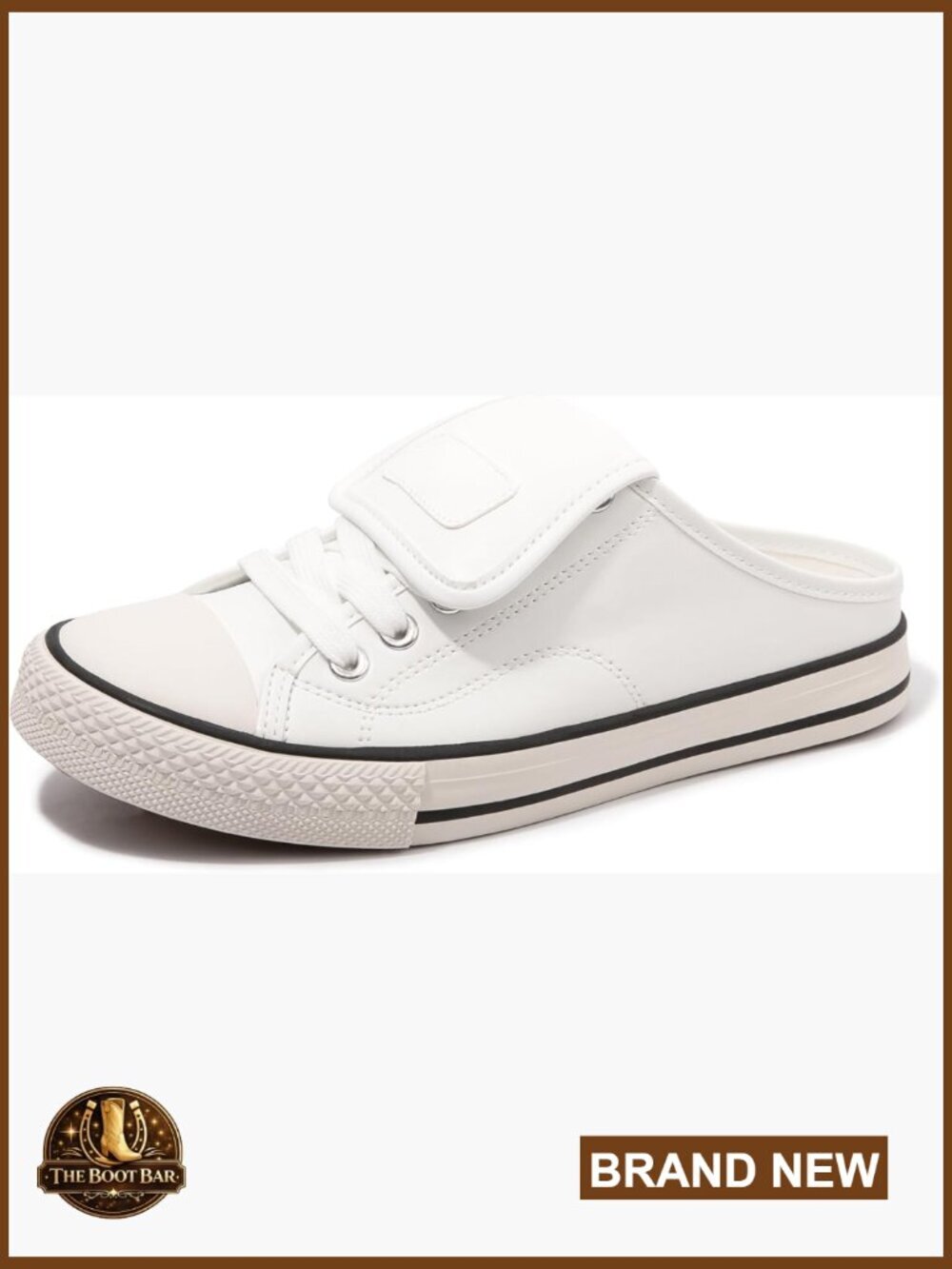 Women's Slip On Mule Sneakers with Flip-Flop Tongue Design